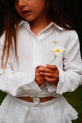 Ensemble Chemise & Jupe Short Gaze de Coton Enfant