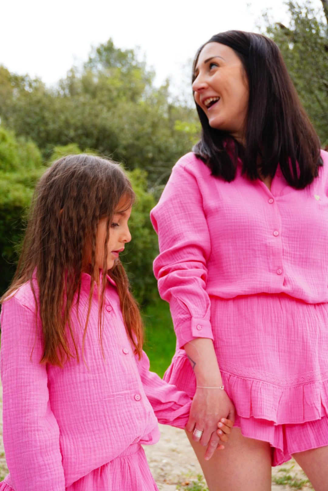Jupe Short Gaze de Coton Maman