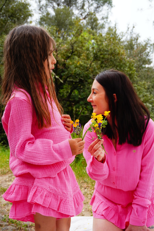 Chemise légère Gaze de Coton – Duo Maman &amp; Enfant Matchy Matchy  | Mia and Mama